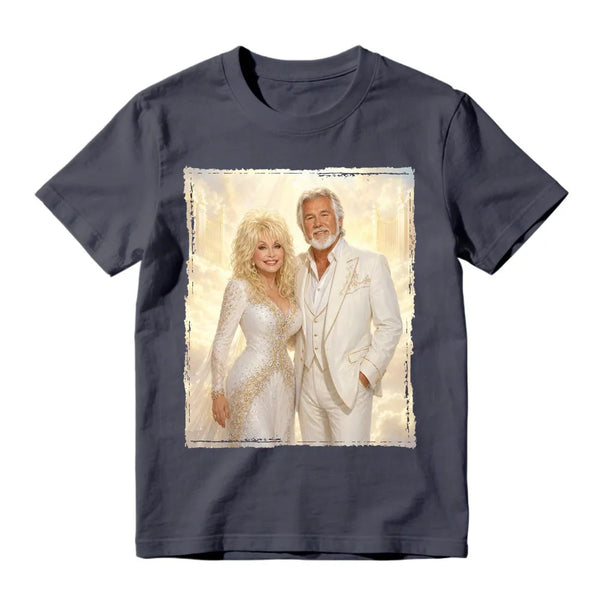 Retro Dolly And Kenny Heaven's Gate Angelic Graphic T Shirt