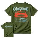 Christ1Ne Inspired Retro Car Horror Movie Graphic T-Shirt