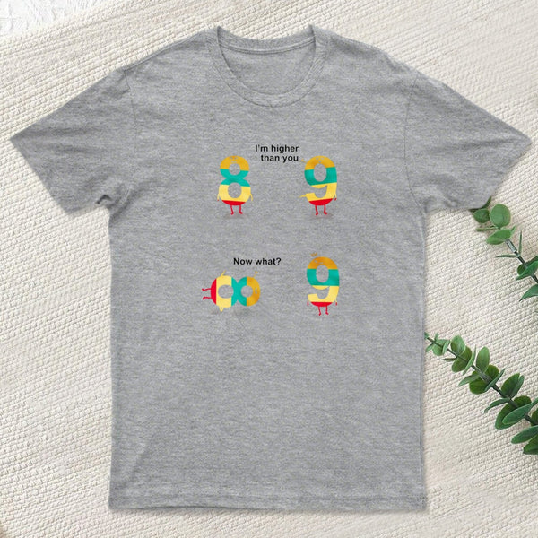 8 9 Math Teacher Funny T-Shirt