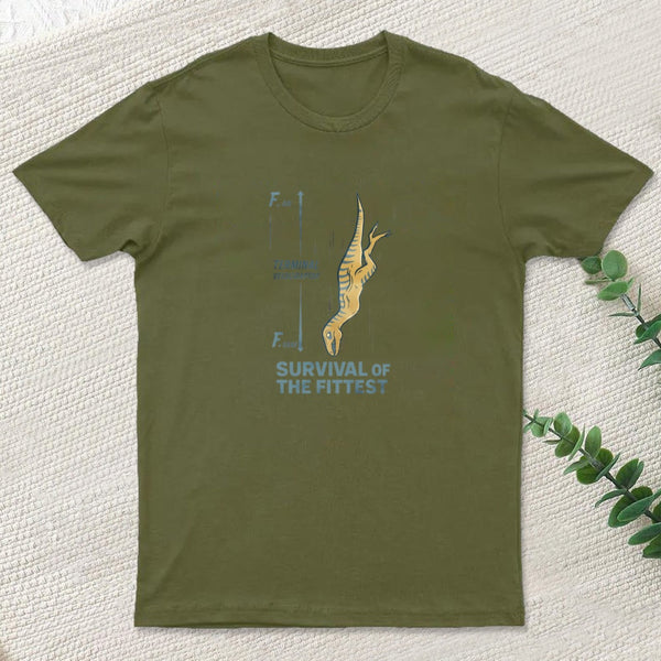 Terminal Velociraptor Funny Science Dinosaur Parody T-Shirt