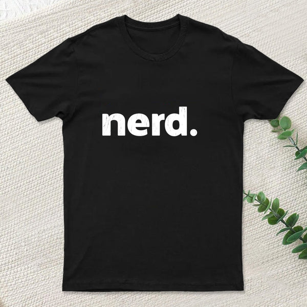 Nerd Vintage Grunge Effect T-Shirt