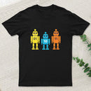 Binary Code Robot 01 10 11 Tech Geek Humor T-Shirt