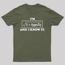 Funny Secant Function Math Pun T-Shirt