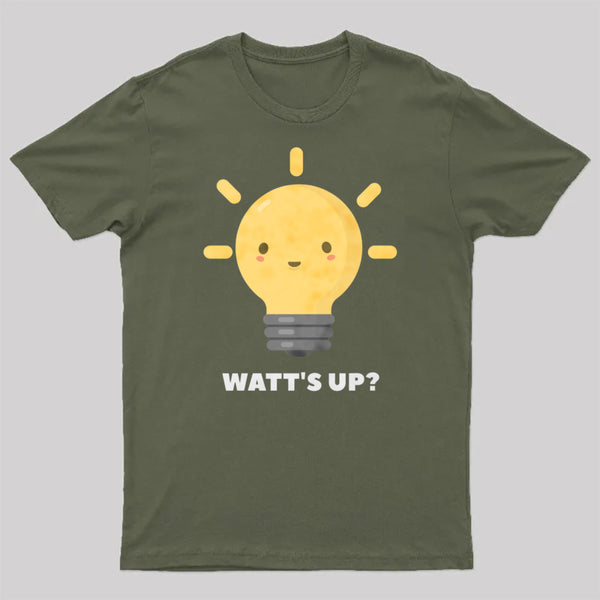 Funny Physics Electricity Watt Pun T-Shirt T-Shirt