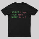 Programmer Humor Middle Finger T-Shirt