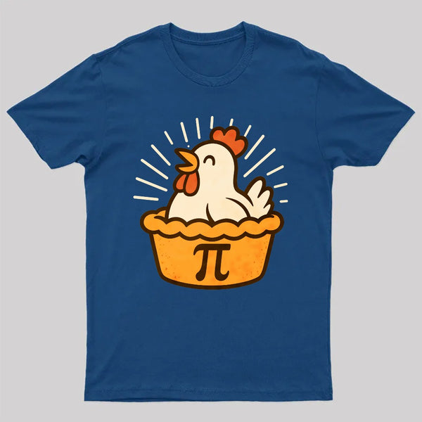 Funny Chicken Pot - Pi Day T-Shirt