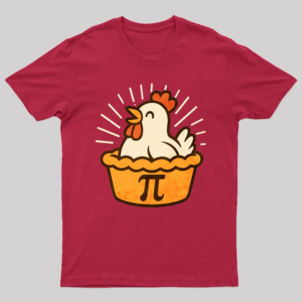 Funny Chicken Pot - Pi Day T-Shirt