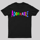 Colorfully Adorkable fun funny dork nerdish geek design T-Shirt