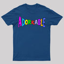 Colorfully Adorkable fun funny dork nerdish geek design T-Shirt