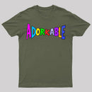 Colorfully Adorkable fun funny dork nerdish geek design T-Shirt