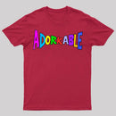 Colorfully Adorkable fun funny dork nerdish geek design T-Shirt