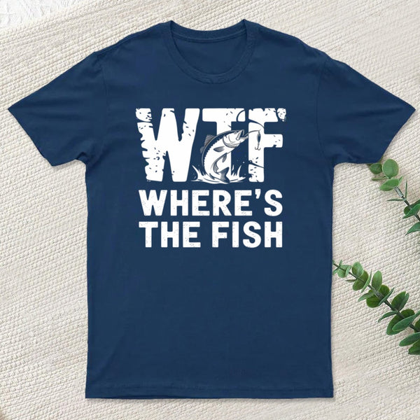 Wtf Fish Funny Fishing T-Shirt