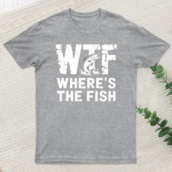 Wtf Fish Funny Fishing T-Shirt