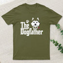 Mens The Dogfather Siberian Husky Dog Dad T-Shirt