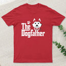 Mens The Dogfather Siberian Husky Dog Dad T-Shirt