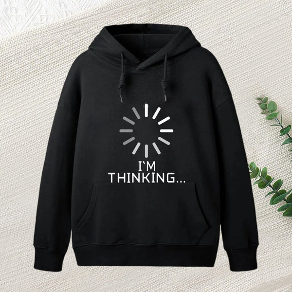 Im Thinking Loading Wheel Hoodie