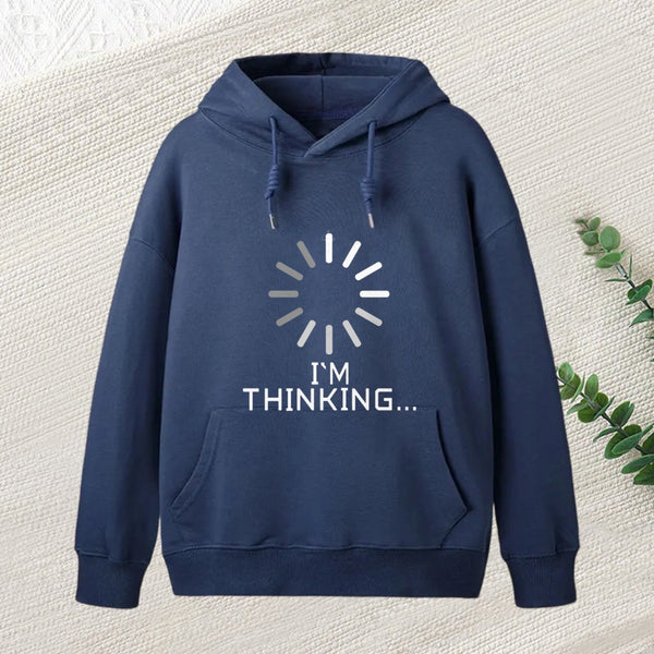 Im Thinking Loading Wheel Hoodie