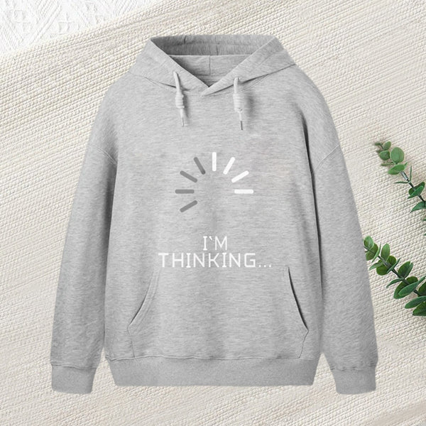 Im Thinking Loading Wheel Hoodie