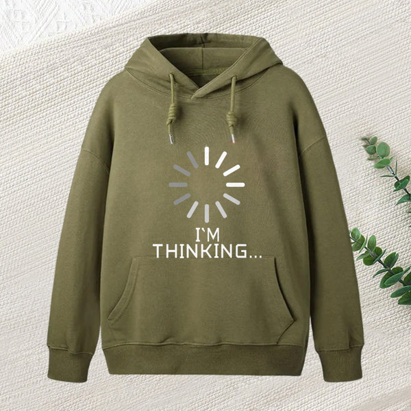 Im Thinking Loading Wheel Hoodie