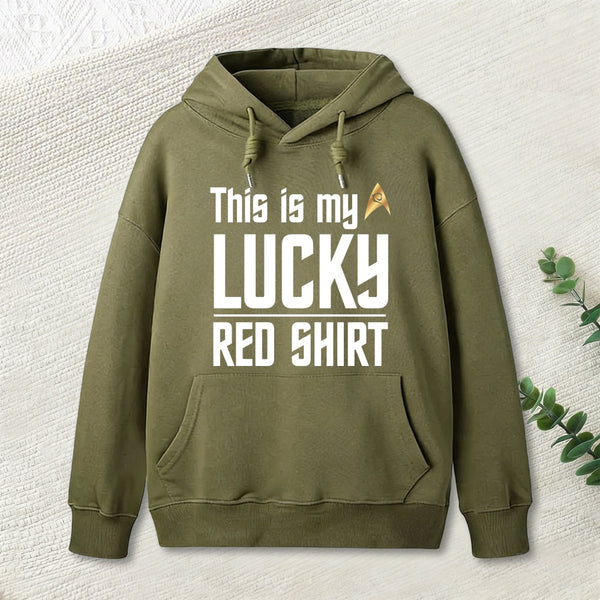 The Original Series This Is My Lucky Red Shirt teeforgeeks Hoodie