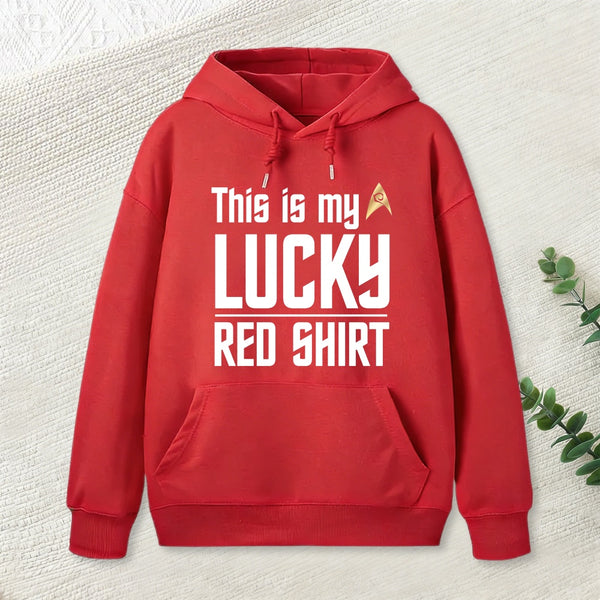 The Original Series This Is My Lucky Red Shirt teeforgeeks Hoodie