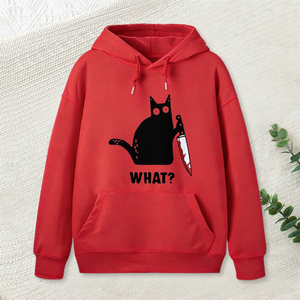 What Cat Funny Hoodie