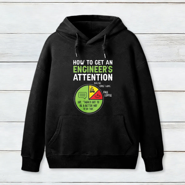 An Engineer's Guide To Attention teeforgeeks Hoodie