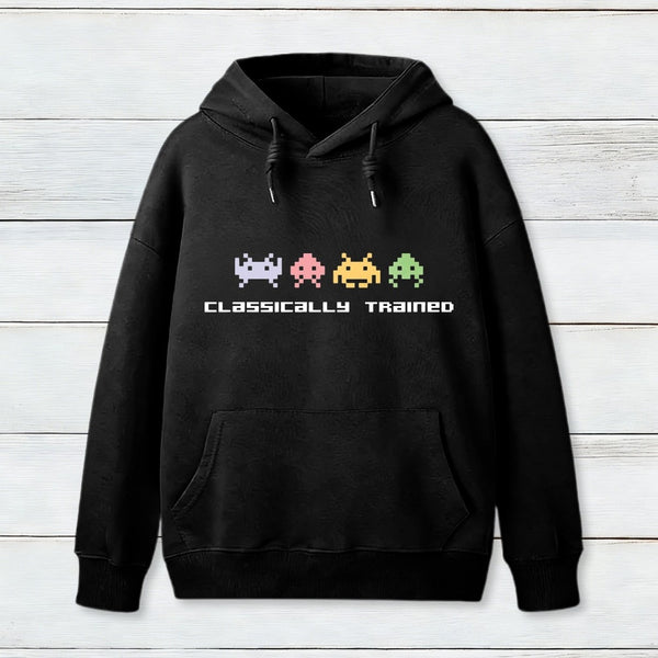 Classically Trained 8 Bit teeforgeeks Hoodie