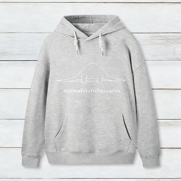Normal Distribution Dinosaur teeforgeeks Hoodie