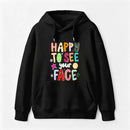 Happy To See Your Face Teacher Hoodie